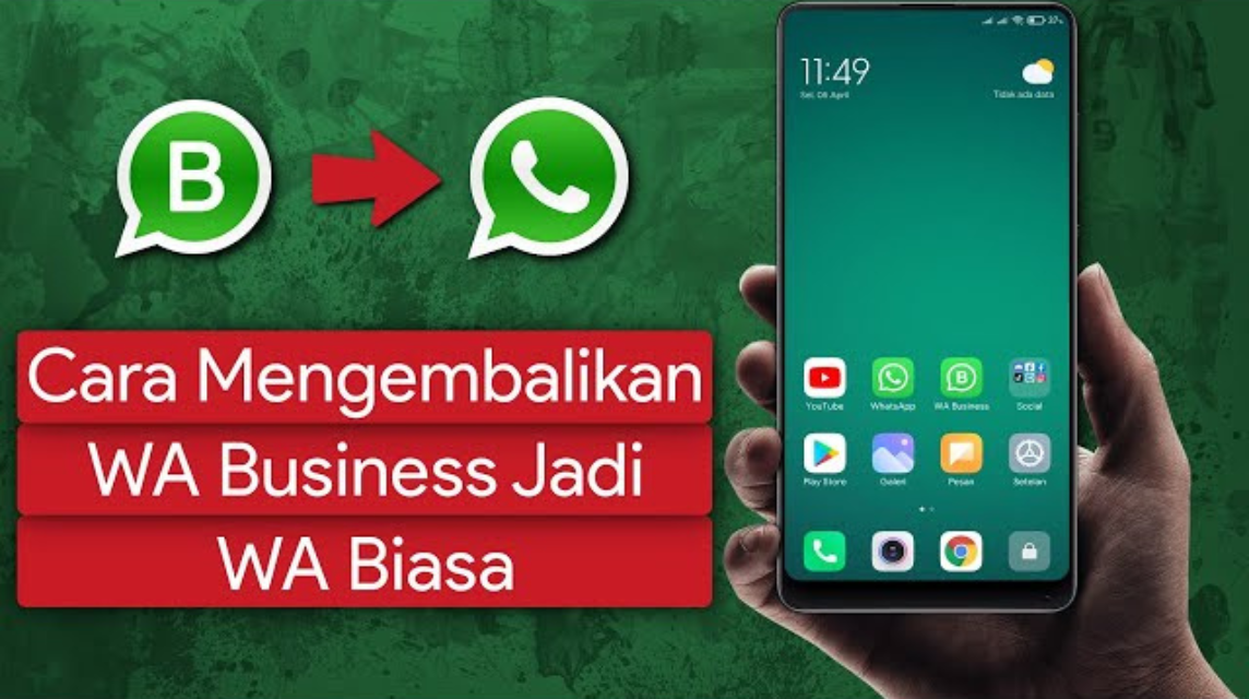 Cara Beralih dari WhatsApp Bisnis ke WhatsApp Biasa