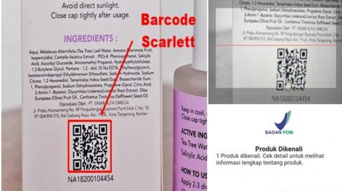 Scan Barcode Scarlett Tanpa Aplikasi