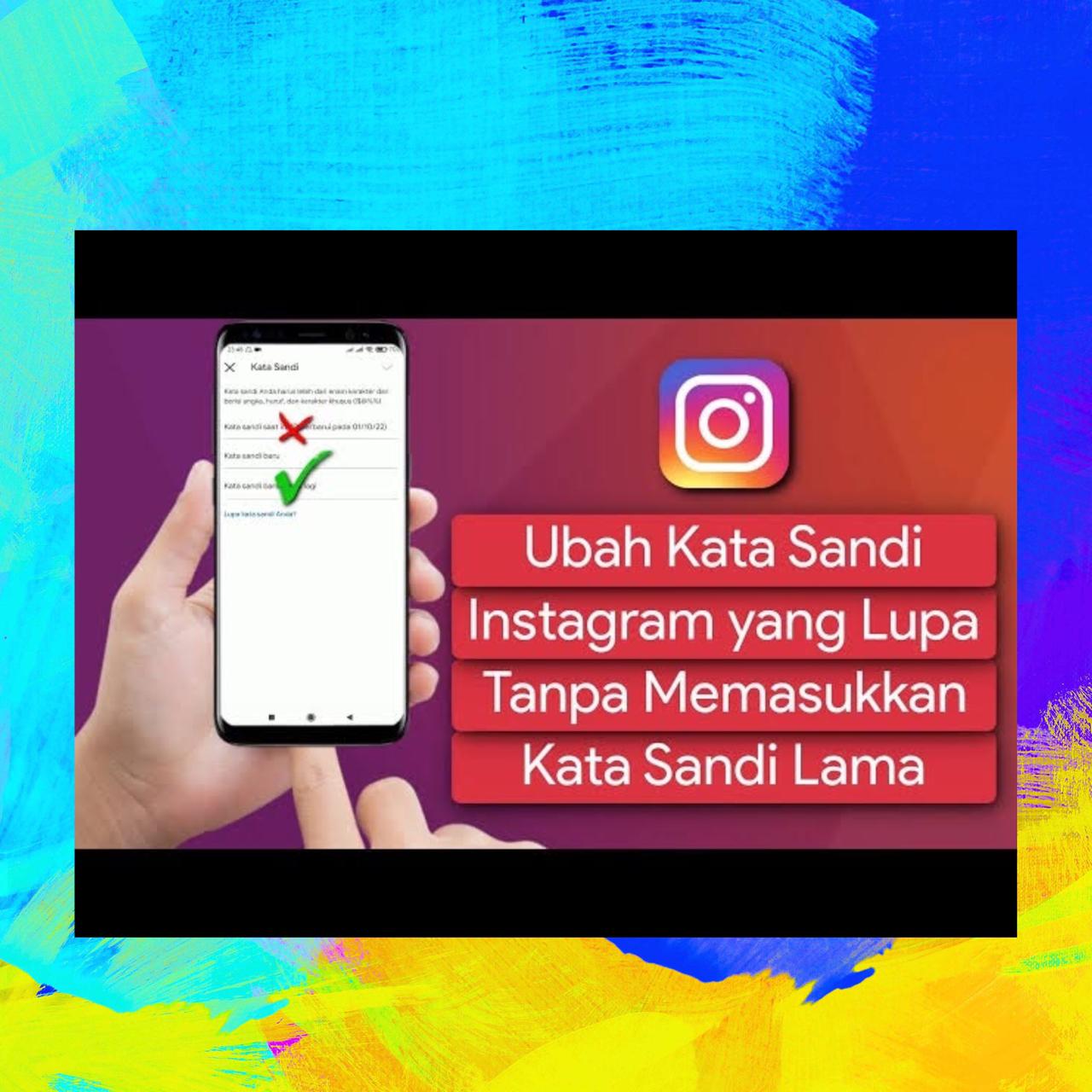 cara ganti sandi instagram