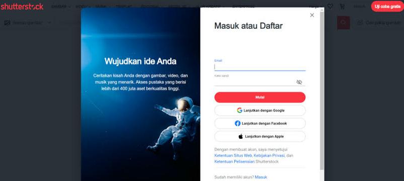 Cara download shutterstock tanpa bayar